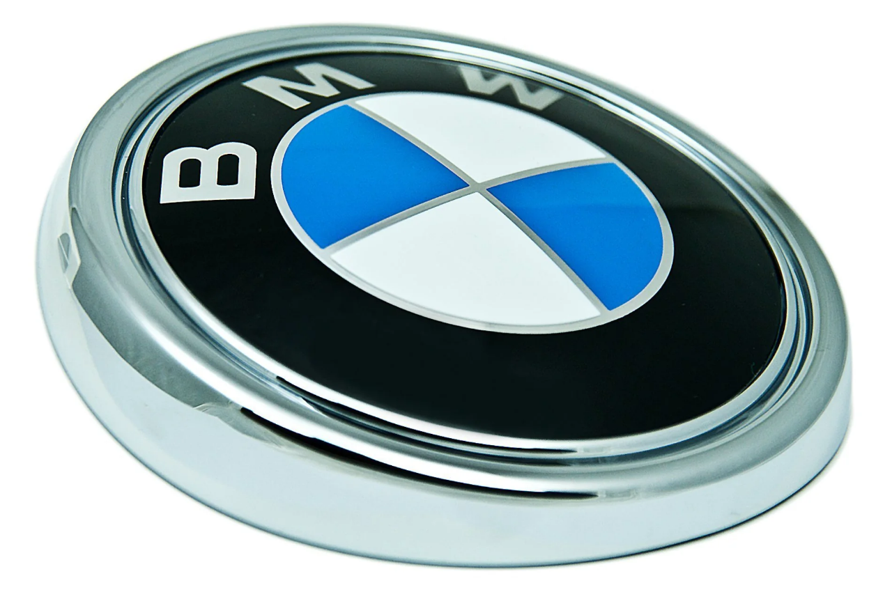 thumbnail image 2 of BMW OEM 82mm Roundel Emblem For E30 E28 Z3 M Roadster Rear Trunk - 51141872969 2 of 4